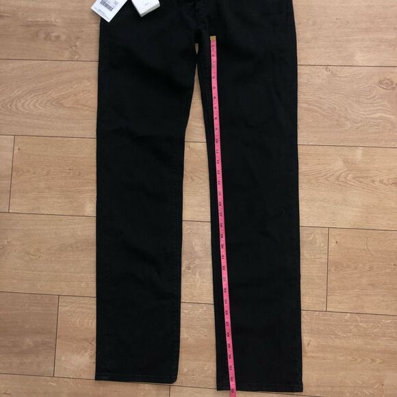 JFOUR NWT Black Straight Legged Jeans, Size 31", MSRP $130 - Picture 16 of 16